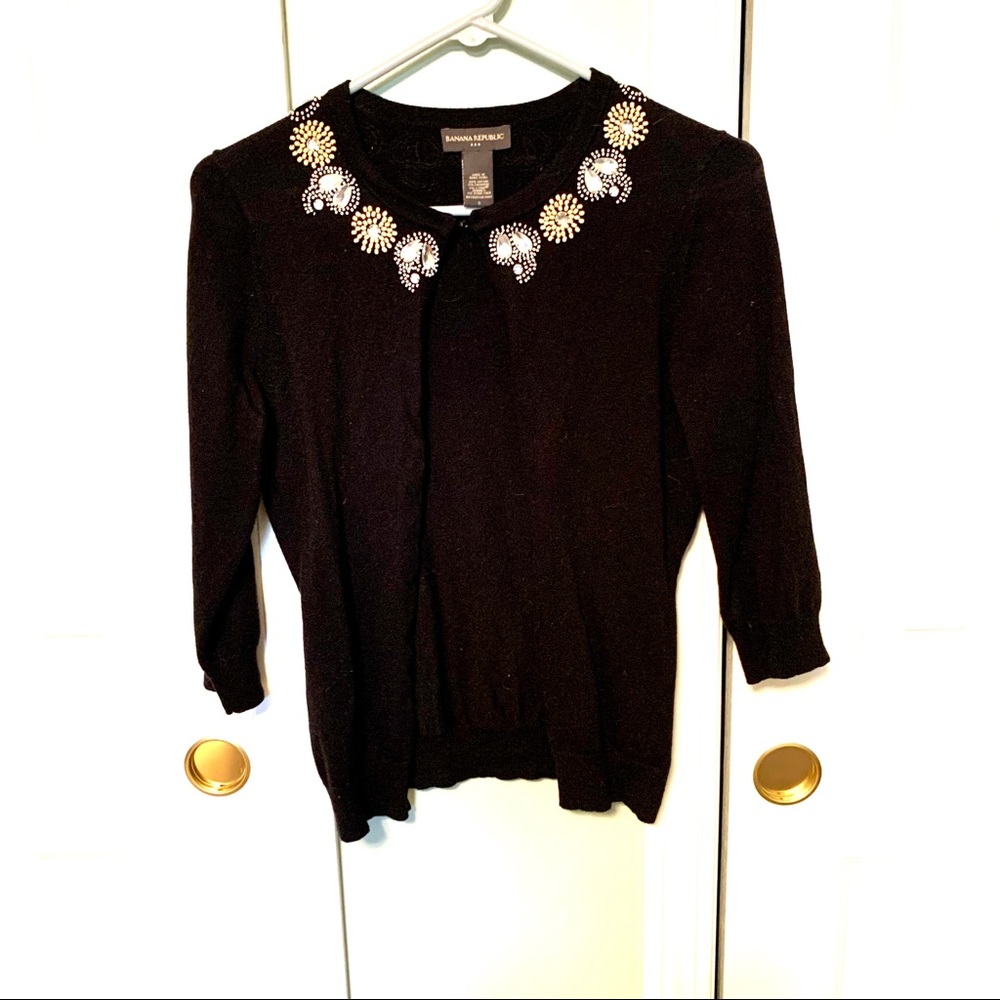 Banana Republic 3/4 sleeve cardigan sz sm